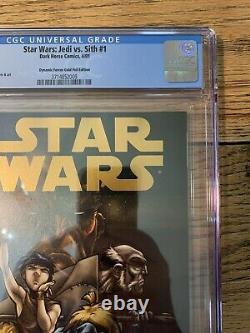 Star Wars Jedi vs. Sith #1 CGC 9.8 Dynamic Forces Variant Darth Bane Only 1