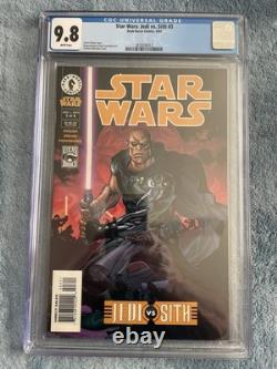 Star Wars Jedi vs. Sith #3 Comic in CGC 9.8, Best Darth Bane Cover