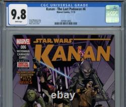Star Wars Kanan #6 2015 Marvel Comics CGC 9.8 Many Comic Book 1st Rebel App Hera Star Wars Kanan #6 2015 Marvel Comics CGC 9.8 Many Comic Book 1st Rebel App Hera
