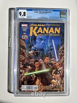 Star Wars Kanan The Last Padawan 1 Cgc 9.8 2015 First Ezra Bridger Sabine Wren