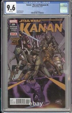 Star Wars Kanan The Last Padawan #6 Cgc 9.6 1st Sabine Wren Marvel Comics 2015