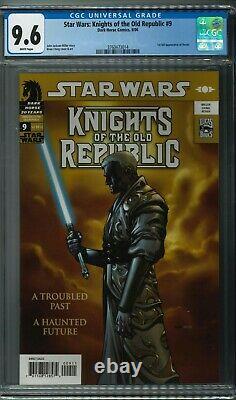Star Wars Knights Of The Old Republic #9 Cgc 9.6 First Appearance Darth Revan