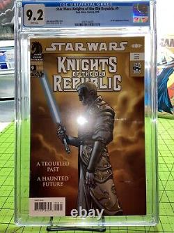 Star Wars Knights of the Old Republic #9 CGC 9.2 White Pgs 1st App Darth Revan
