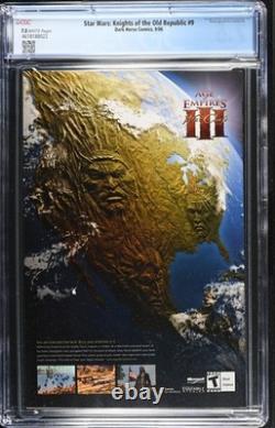 Star Wars Knights of the Old Republic #9 Dark Horse Comic Book 2006 CGC 7.5