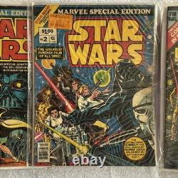 Star Wars Large Comic Books #1, #2 & #3 Marvel Special Editions