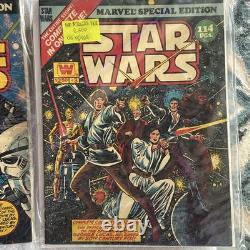 Star Wars Large Comic Books #1, #2 & #3 Marvel Special Editions