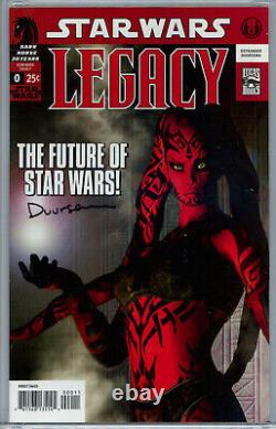 Star Wars Legacy #0 (2006) Dark Horse CGC 9.6 White Signed by Jan Duursema