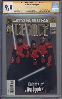 Star Wars Legacy # 6 CGC 9.8 SS Adam Hughes