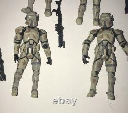 Star Wars Legacy Comic Pack Commander Faie & Kashyyyk Trooper Figure Lot Of 8