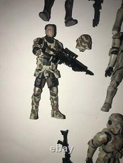 Star Wars Legacy Comic Pack Commander Faie & Kashyyyk Trooper Figure Lot Of 8