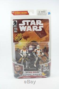 Star Wars Legacy Comic Pack Routine Valor Clone Lieutenant & Trooper 212 Carded