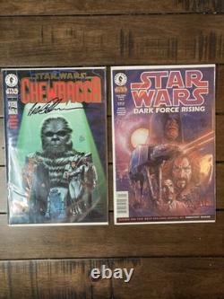 Star Wars Lot Of 2 Comics Chewbacca #1 Auto Brent Anderson Dynamic Forces