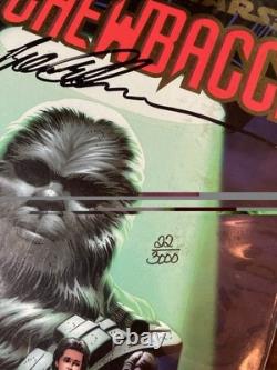 Star Wars Lot Of 2 Comics Chewbacca #1 Auto Brent Anderson Dynamic Forces