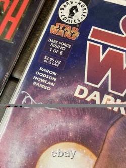 Star Wars Lot Of 2 Comics Chewbacca #1 Auto Brent Anderson Dynamic Forces