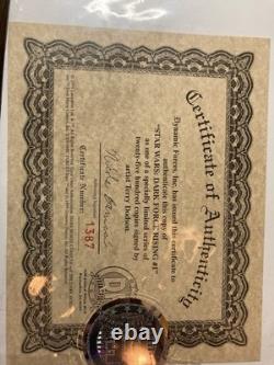 Star Wars Lot Of 2 Comics Chewbacca #1 Auto Brent Anderson Dynamic Forces