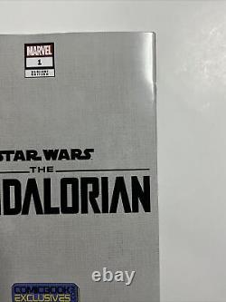 Star Wars Mandalorian #1 (2023) 9.4 NM Battle Damage Lightsaber Remark Kirkham