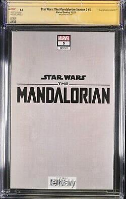 Star Wars Mandalorian 2 #5 VARIANT CGC SS 9.6 SKETCH signed Rosario Dawson NM/MT