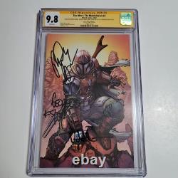 Star Wars Mandalorian #2 Todd Nauck Virgin Variant 4x signed CGC 9.8 Star Wars Mandalorian #2 Todd Nauck Virgin Variant 4x signed CGC 9.8