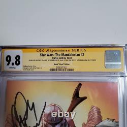 Star Wars Mandalorian #2 Todd Nauck Virgin Variant 4x signed CGC 9.8 Star Wars Mandalorian #2 Todd Nauck Virgin Variant 4x signed CGC 9.8
