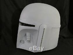 Star Wars Mando V1 Bounty Hunter Mandalorian Helmet Comic Con Cosplay Prop Lot