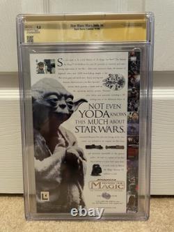 Star Wars Mara Jade By the Emperor's Hand #4 SIGNED BY Timothy Zahn CGC 9.8