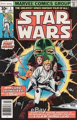 Star Wars Marvel #1 9.6 Near Mint + sc-#135 W pages First Print 1977