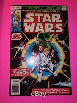 Star Wars Marvel #1 Near Mint + sc-#136 OW pages First Print 1977