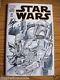 Star Wars Marvel Artist Cover Comic Book #1 Boba Fett Sketch Variant Edition 001