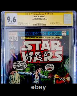 Star Wars Marvel Comics SIGNED By HARRISON FORD-HanSolo Issue #10 Grade CGC 9.6+