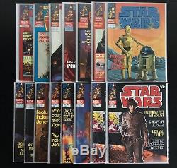 Star Wars Marvel Uk Monthly 1982-1983 Comics Job Lot Of 15 Issues #159-171