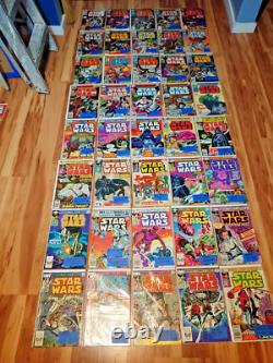 Star Wars Marvel vintage 80's comic lot Of 71-1st Issue-Mark Jewelers X3-Nm/ Star Wars Marvel vintage 80's comic lot Of 71-1st Issue-Mark Jewelers X3-Nm/