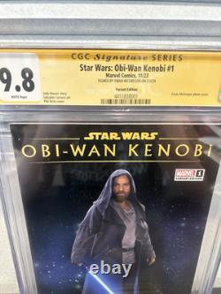 Star Wars Obi-Wan Kenobi #1 CGC 9.8 Signed By Ewan McGregor 1st Print Variant