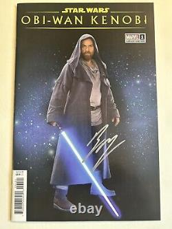 Star Wars Obi-Wan Kenobi #1 Comic Ewan McGregor Signed Autographed