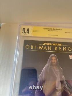 Star Wars Obi-Wan Kenobi #1 Comic Ewan McGregor Signed Autographed CBCS 9.4