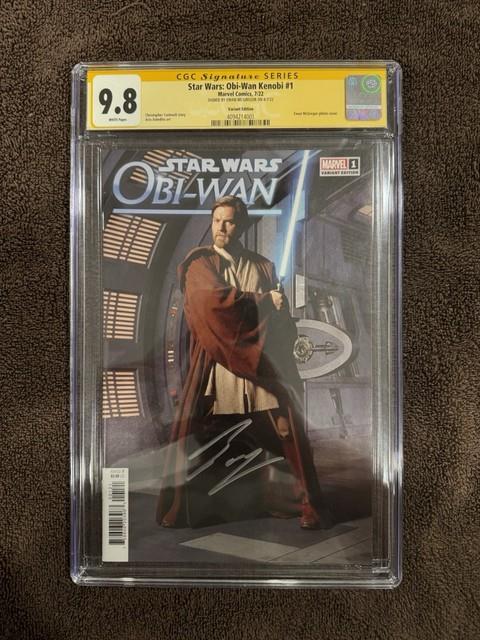 Star Wars Obi-wan Kenobi #1 Marvel 2022 Comic Book Signed 9.8