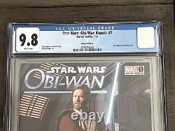 Star Wars Obi-wan Kenobi 1 Cgc 9.8 Movie 110 Ewan Mcgregor Ri Incentive Variant