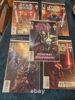 Star Wars Obsession #1-5 Complete Set 2004 Dark Horse Comic Lot Clone Wars
