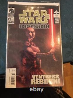 Star Wars Obsession #1-5 Complete Set 2004 Dark Horse Comic Lot Clone Wars