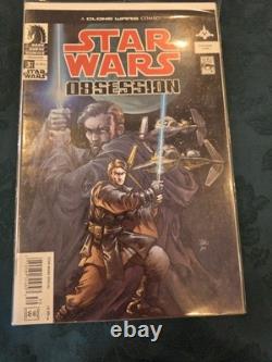 Star Wars Obsession #1-5 Complete Set 2004 Dark Horse Comic Lot Clone Wars