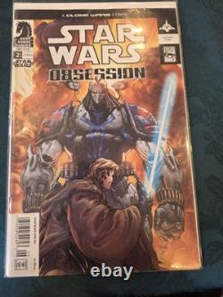 Star Wars Obsession #1-5 Complete Set 2004 Dark Horse Comic Lot Clone Wars