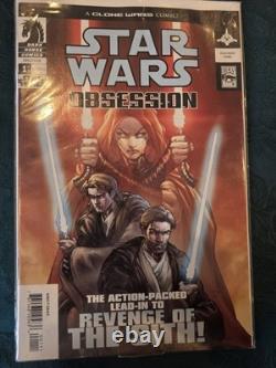 Star Wars Obsession #1-5 Complete Set 2004 Dark Horse Comic Lot Clone Wars
