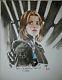 Star Wars Original Art Gene Ha Rogue One Full Color Sketch Charity Auction