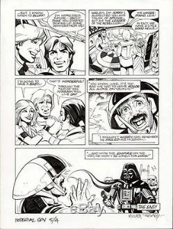 Star Wars Original Art Page Darth Vader Imperial Spy Luke Skywalker Ken Steacy