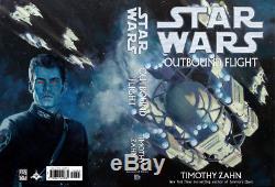 Star Wars Outbound Flight Thrawn Dave Seeley Oil Painting for Lucasfilm