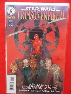 Star Wars Prelude to the Rebellion 1-6 & Crimson Empire II Signed and 1 more