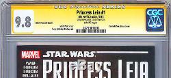 Star Wars Princess Leia #1 Cgc-ss 9.8 Sig Carrie Fisher Orig 1977 Actress 2015