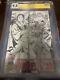 Star Wars Princess Leia #1 Midtown Sketch Cgc 9.8 Ss Mark Brooks Auto