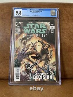 Star Wars Republic 58 Dark Horse CGC 9.8 Anakin's Decision