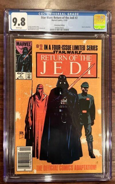 Star Wars Return Of The Jedi #2 Cgc 9.8 Newsstand Marvel 1983 White Pages