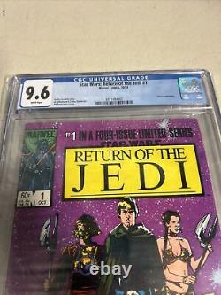 Star Wars Return of the Jedi #1 Marvel Comics 1983 CGC 9.6 Rare Newsstand